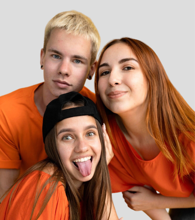 trójka przyjaciół